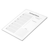 Wochenplaner Notizblock (angewinkelt)