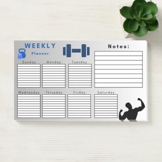 WOCHENPLANER POST-IT KLEBEZETTEL (Büro)