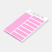 Wochenplaner Post-it Klebezettel (angewinkelt)