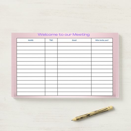 WOCHENPLANER POST-IT KLEBEZETTEL (Auf Schreibtisch)