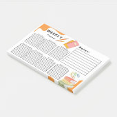 WOCHENPLANER POST-IT KLEBEZETTEL (angewinkelt)