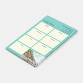 Wochenplaner Runswick Bay Yorkshire England Post-it Klebezettel (angewinkelt)