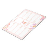 Wochenplaner Täglich zum Führen von Butterflies Mo Notizblock (angewinkelt)