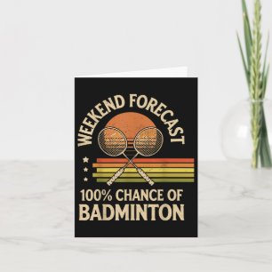 Wochenprognose: 100 % Chance auf Badminton Karte