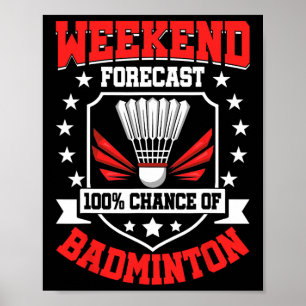 Wochenprognose: 100% Chance auf Badminton - Shuttl Poster