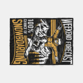 Wochenprognose: 100% Chance auf Snowboarden - Sno Fleecedecke (Vorderseite (Horizontal))