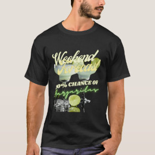 Wochenprognose 100 % Chance von Margaritas Retro V T-Shirt
