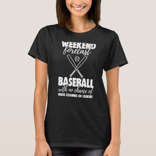 Wochenprognose Baseball ohne Chance Frauen GVE T-Shirt (Vorderseite)