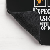 Wochenprognose Basketball und Bier Mousepad (Ecke)