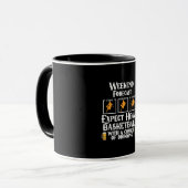 Wochenprognose Basketball und Bier Tasse (Vorderseite Links)