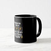 Wochenprognose Basketball und Bier Tasse (VorderseiteRechts)