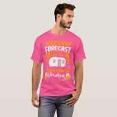 Wochenprognose Camping mit Trinkmöglichkeit T-Shirt (Vorne ganz)