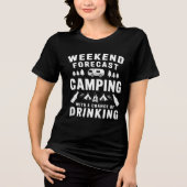Wochenprognose: Camping Tri-Blend Shirt (Vorderseite)