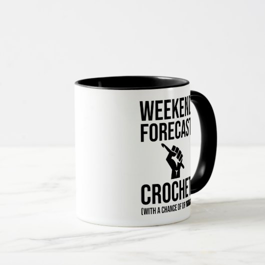 Wochenprognose - Crochet Tasse (VorderseiteRechts)