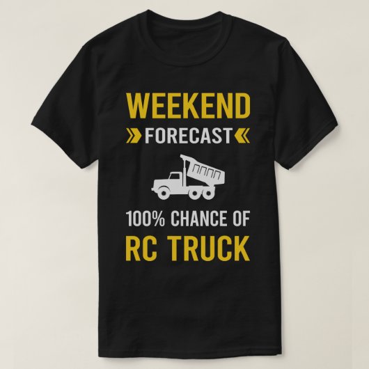 Wochenprognose RC Lkw T-Shirt (Design vorne)