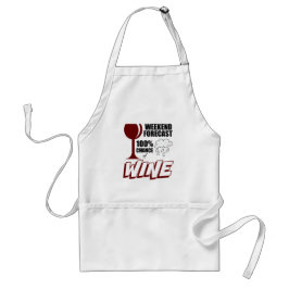 Wochenprognose wolkig 100% Chance auf Wein Schürze