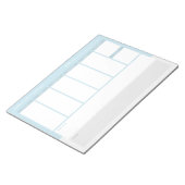 Wochenprogramm Notizblock (angewinkelt)