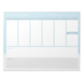 Wochenprogramm Notizblock (Vorderseite)