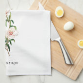 *Wochentage 2.7DOM (Domingo) - Geschirrtuch (Viertel Falte)