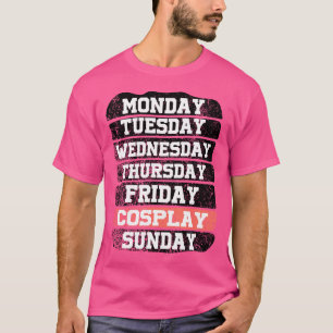 Wochentage Arbeit Montag Mittwoch Freitag Samstag  T-Shirt