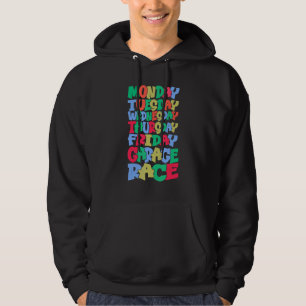 Wochentage Arbeiten Montag Mittwoch Freitag Samsta Hoodie