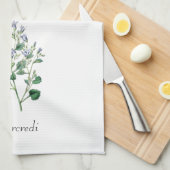 *Wochentage FR2.3MER (Mercredi) - Geschirrtuch (Viertel Falte)