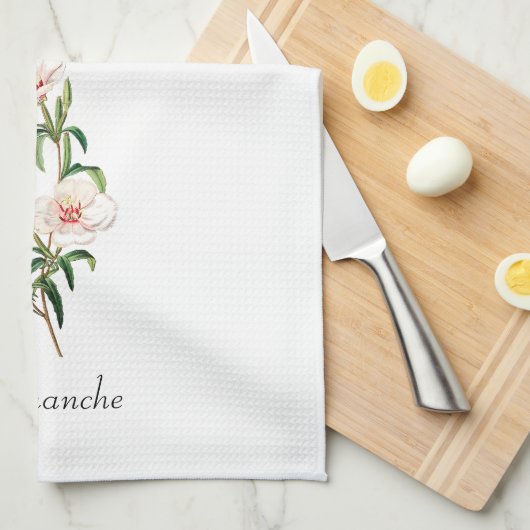 *Wochentage FR2.7DIM (Dimanche) - Geschirrtuch (Viertel Falte)