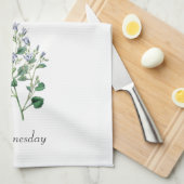 *Wochentage GBUS2,3WED (Mittwoch) - Geschirrtuch (Viertel Falte)