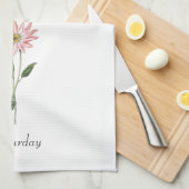 *Wochentage GBUS2.6SAT (Samstag) - Geschirrtuch (Viertel Falte)