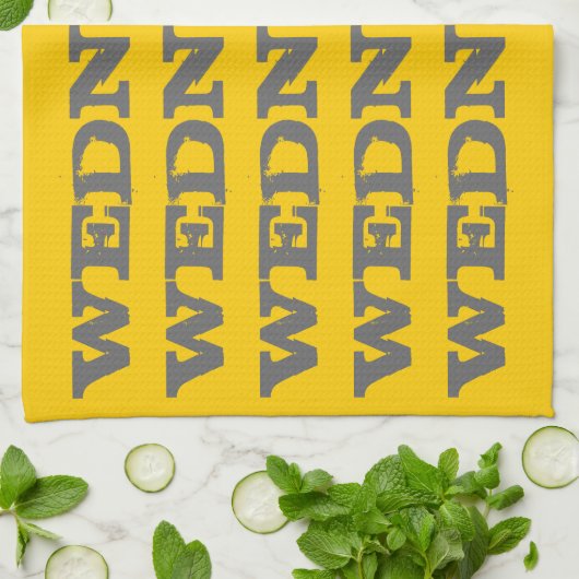 Wochentage Handtuch (Gefaltet)