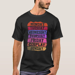 Wochentage Montag Mittwoch Freitag Samstag Cos T-Shirt