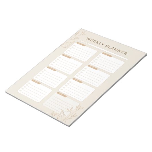 Wochentarif der jüdischen Mama 2024 Notizblock (angewinkelt)