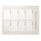 Wochentarif der jüdischen Mama 2024 Notizblock (Vorderseite)