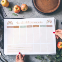 Wöchentlich zu erledigende Liste