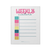 Wöchentliche Besuche, Betreuung, Alterung der Elte Notizblock (Rotiert)