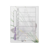 Wöchentliche Planerblätter Notizblock (Rotiert)