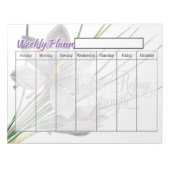 Wöchentliche Planerblätter Notizblock (Vorderseite)