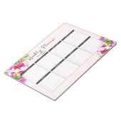 Wöchentliche Planerlandschaft in Bright Floral Notizblock (angewinkelt)