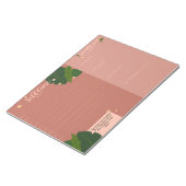 Wöchentliche Selbstversorgung Notizblock (angewinkelt)