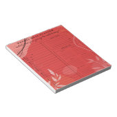 Wöchentlicher Essensplaner: Vereinfachen Sie Ihren Notizblock (angewinkelt)