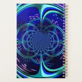 Wöchentlicher Fett-Fraktal Design-Planer Planer (Rückseite)