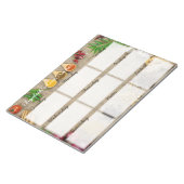 Wöchentlicher Futter-Tracker Notizblock (angewinkelt)