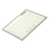 Wöchentlicher Mehlplaner Green Diamond Notizblock (angewinkelt)