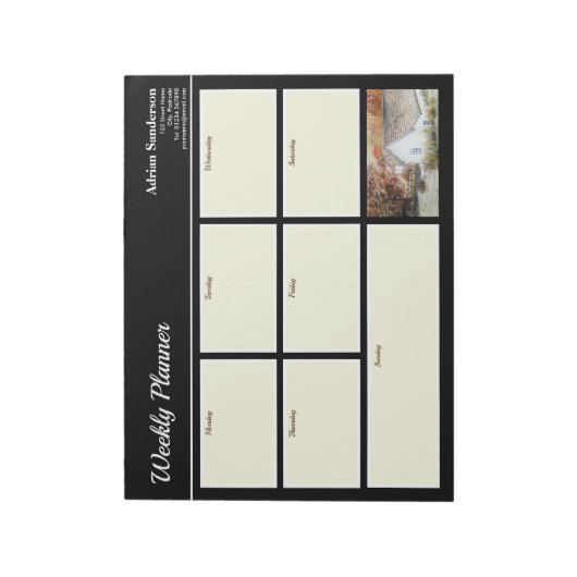 Wöchentlicher Planer Buttermere Village England He Notizblock (Rotiert)