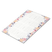 Wöchentlicher Planer Girl Floral Notizblock (angewinkelt)