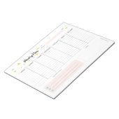 Wöchentlicher Planer - Moderne Dreiecke Notizblock (angewinkelt)