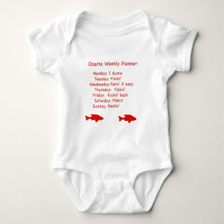 Wöchentlicher Planer Ozarks Baby Strampler