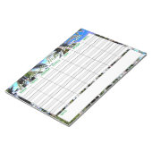 Wöchentlicher Planer, um mit Name Choice zu person Notizblock (angewinkelt)