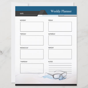 Wöchentlicher Planer und To-Do-Liste Vorlage
