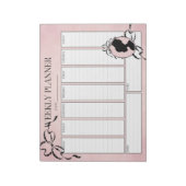 Wöchentlicher Planer Viktorianisch Style 60er Came Notizblock (Rotiert)